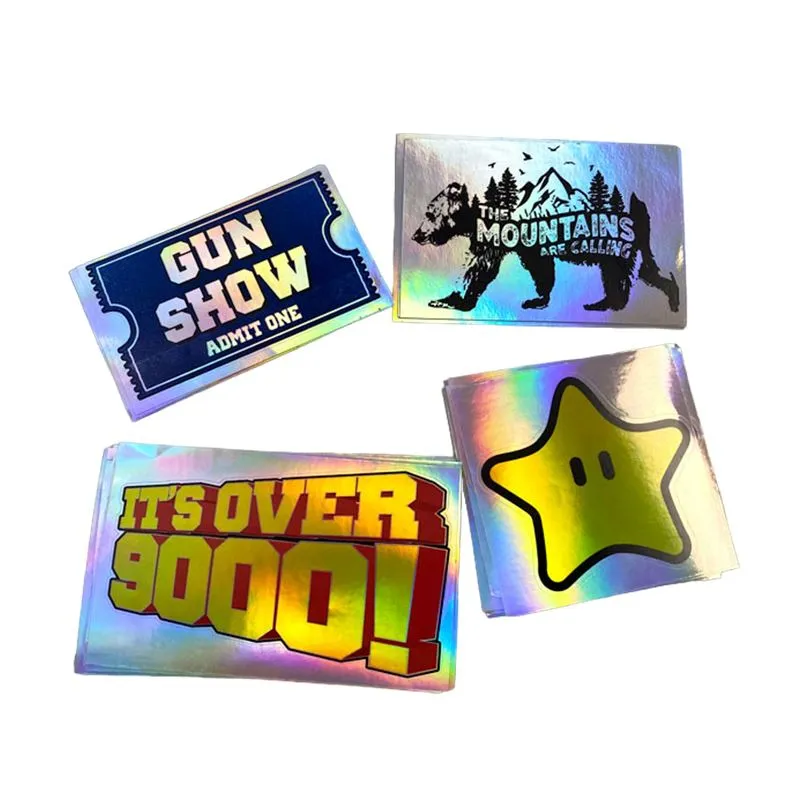 Kiss Cut Holographic Stickers